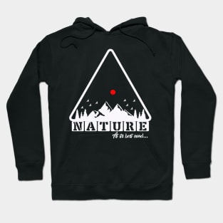 camping in best mood of nature, trekking, hiking, outdoor recreation, sports Hoodie